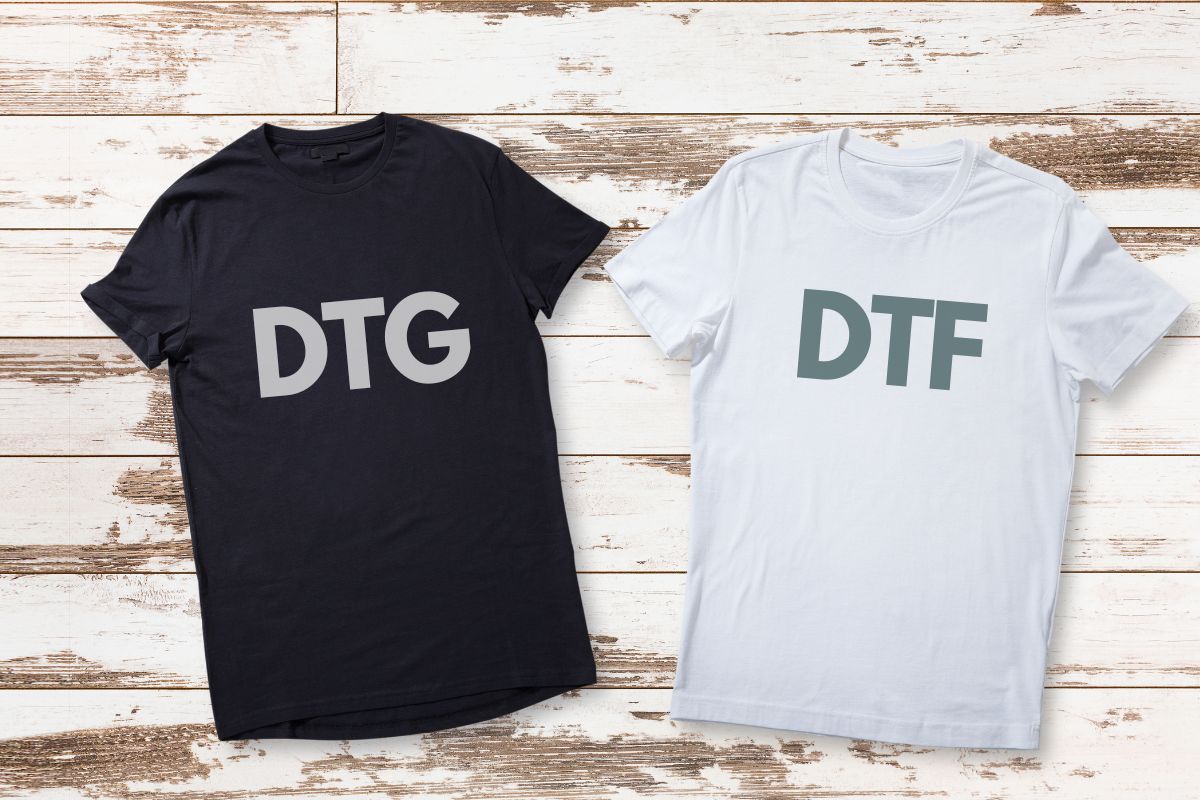 DTG vs DTF Printing: Key Differences and Applications