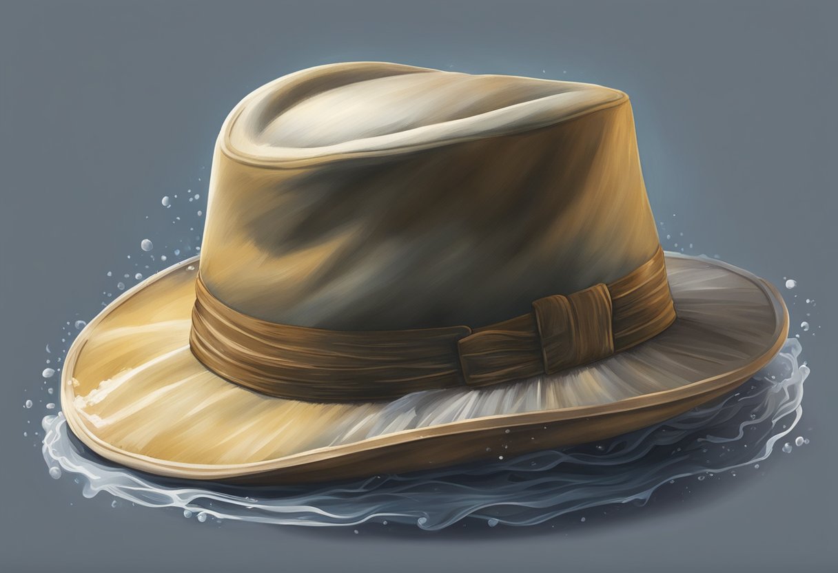 A close up of hat