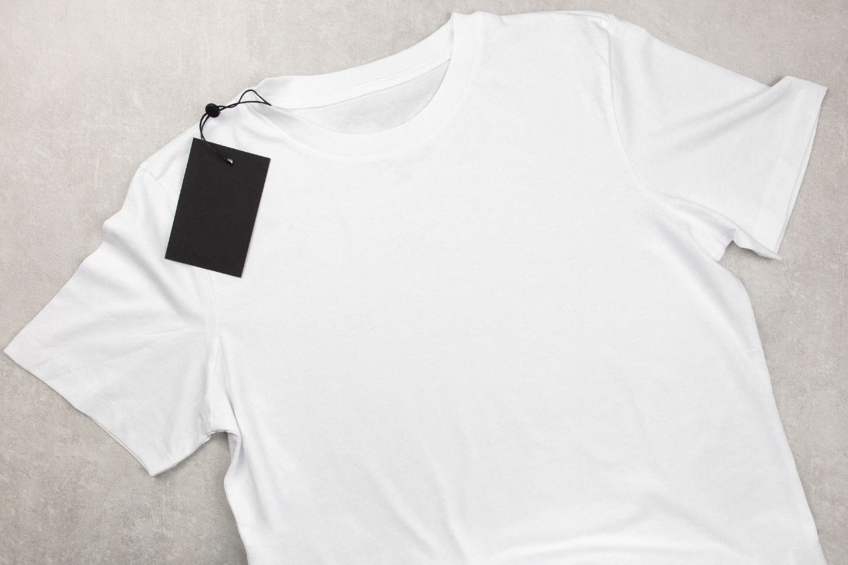 A retail fit cotton t shirt shown in the picture