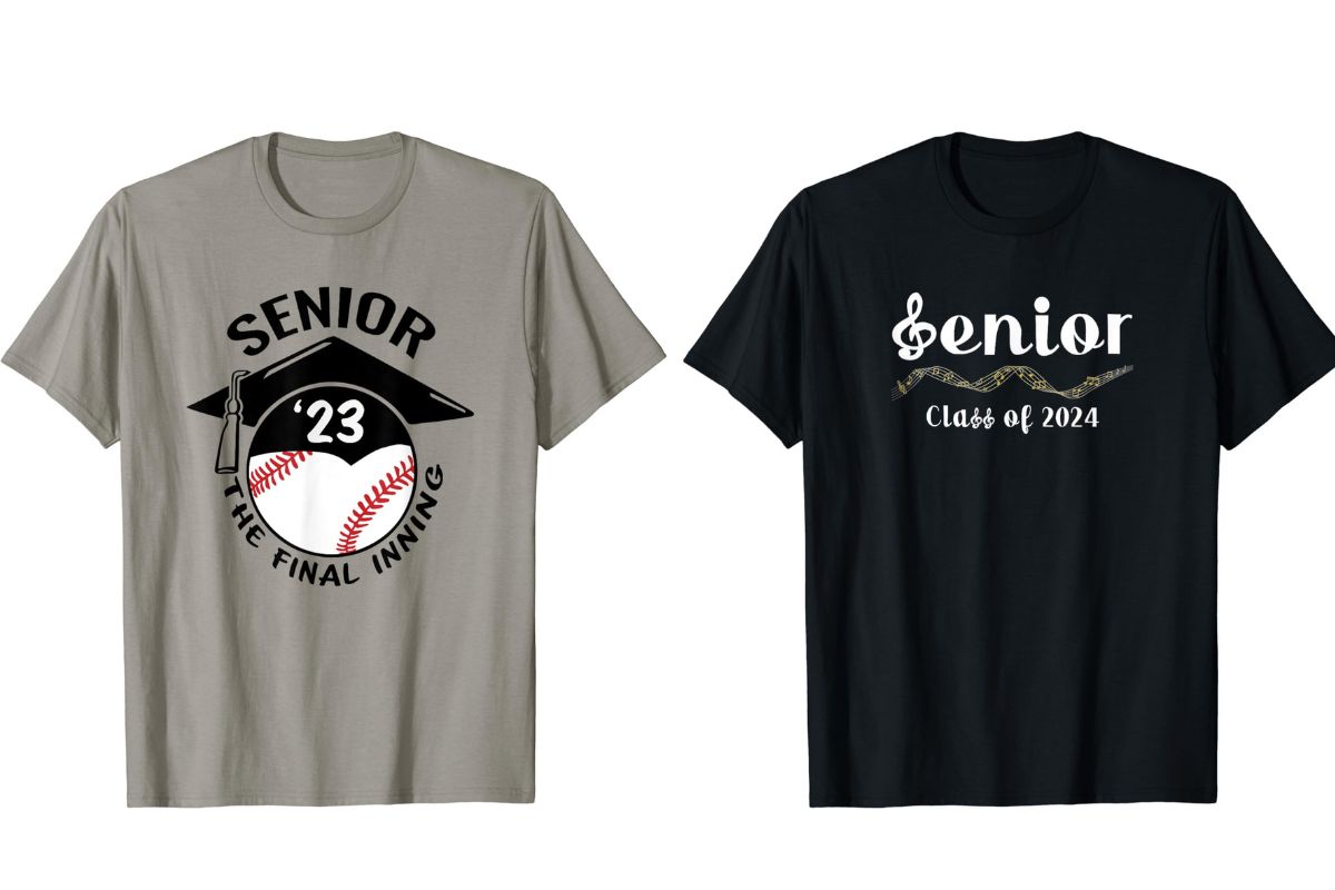 Senior class t shirt design shown in the image
