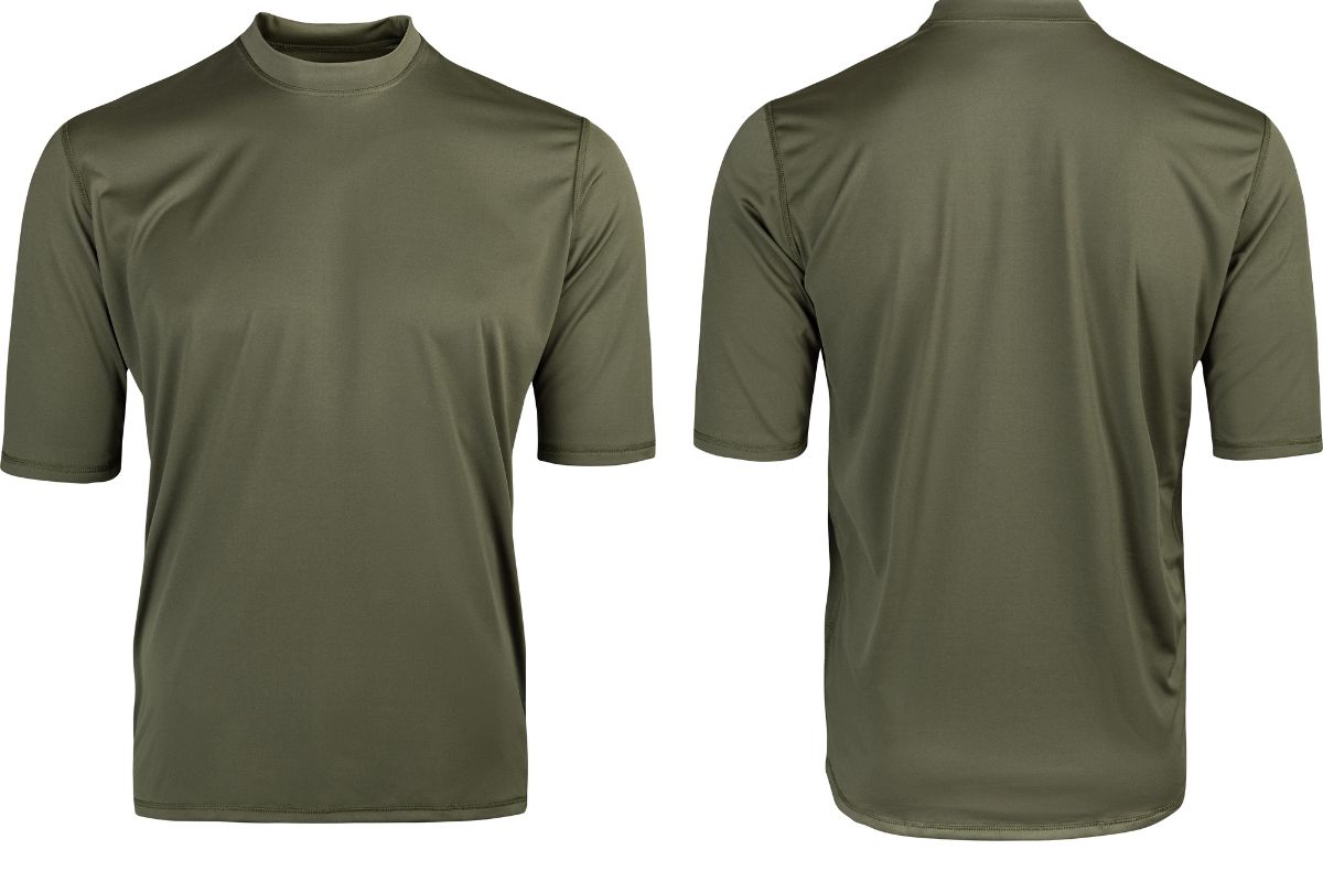 Stylish athletic t shirts in green color