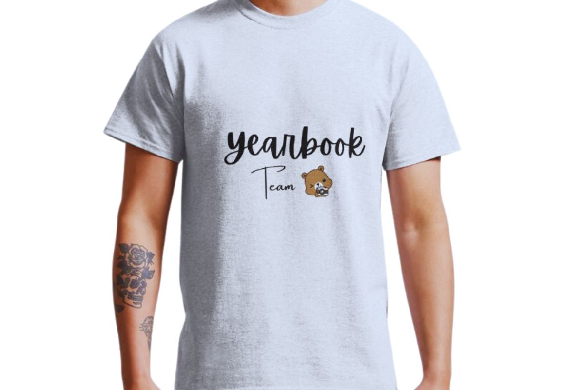 White color Yearbook T Shirt