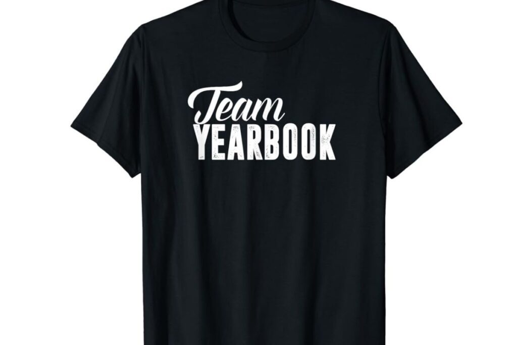 Yearbook Black Color T Shirt