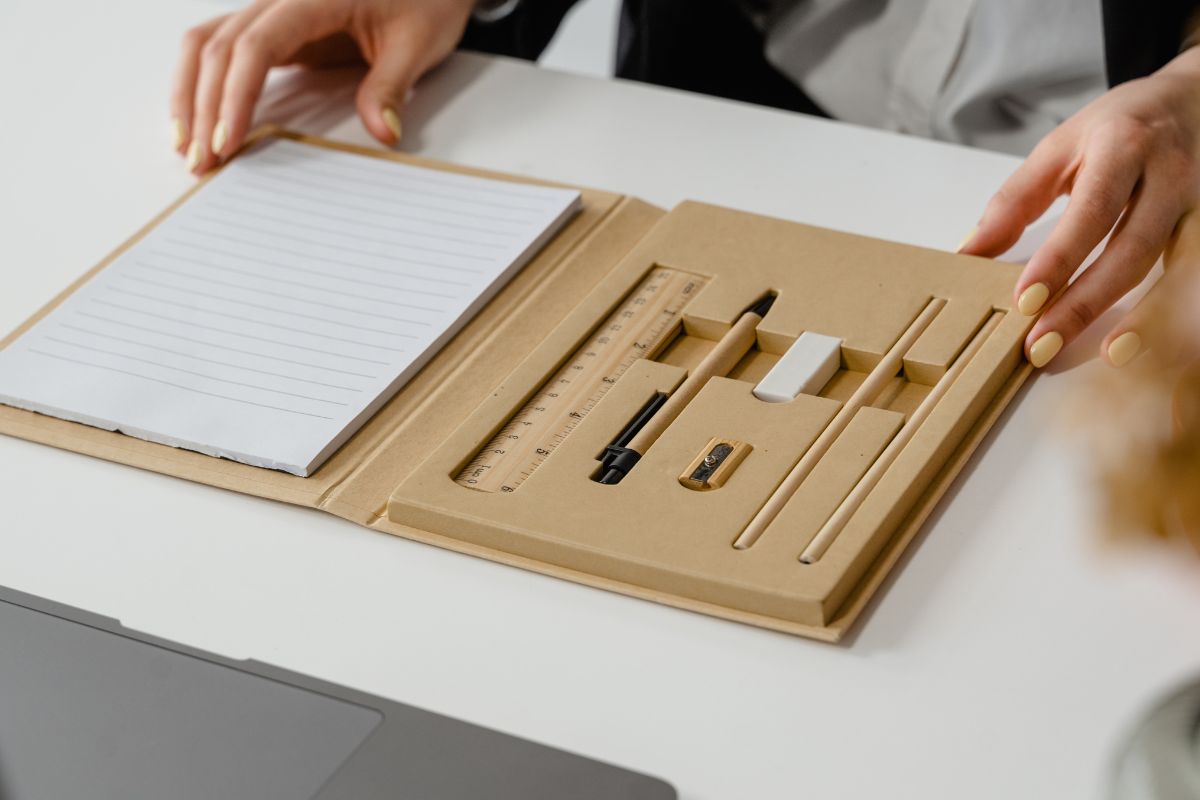A personalized stationary set for the executive