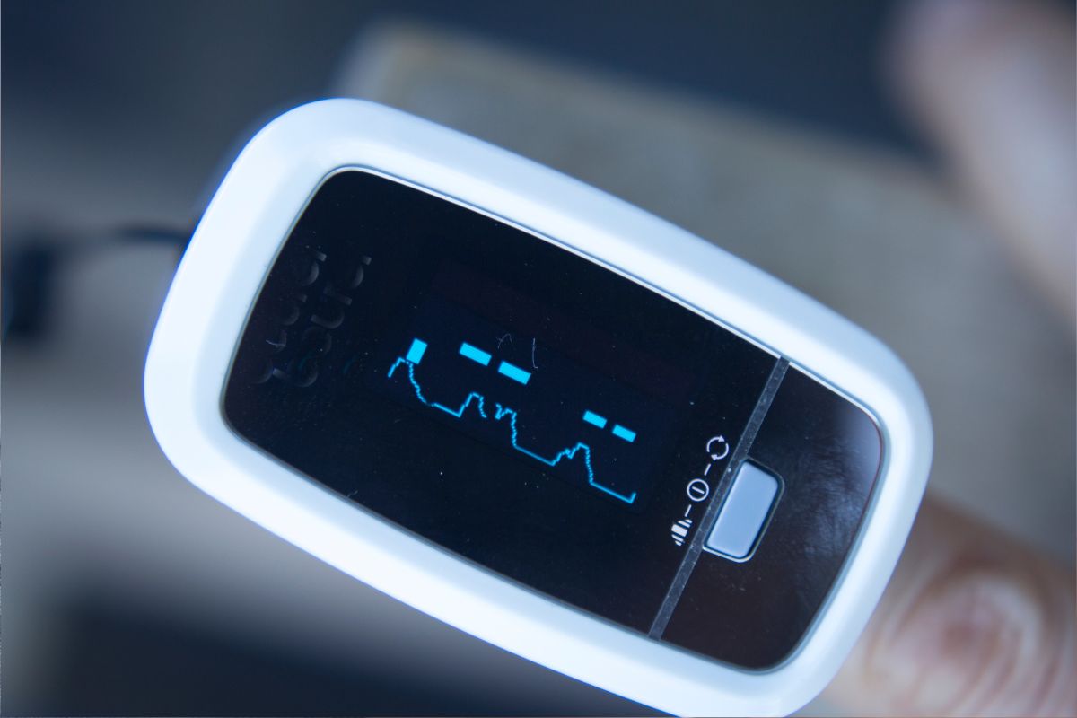 Cardiac Finger Pulse Meter close up view one of the best gift for the nurses