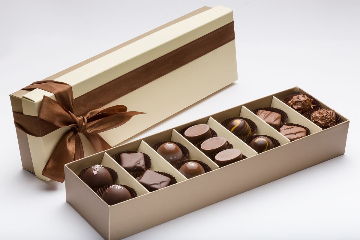 Chocolate gift pack for the thanks giving shown in the image