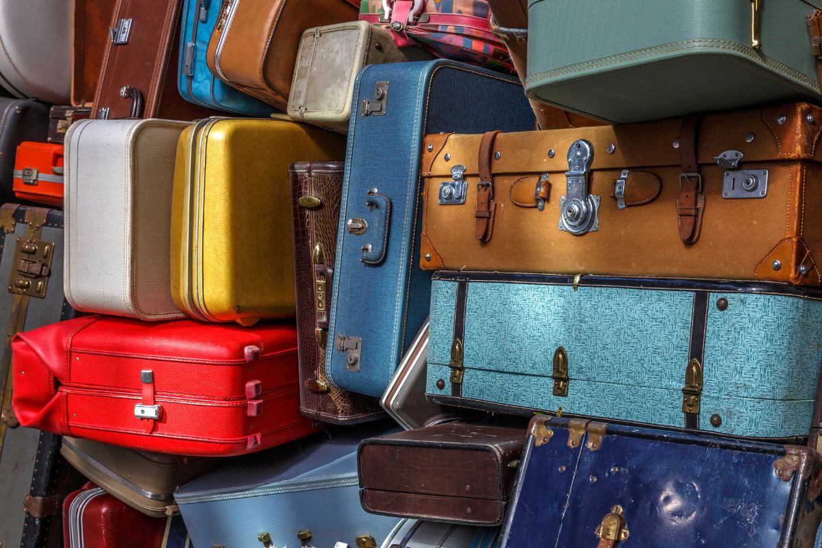 Different types of luggages