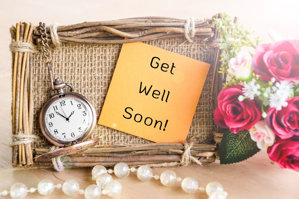 Flowers and get well soon gifts