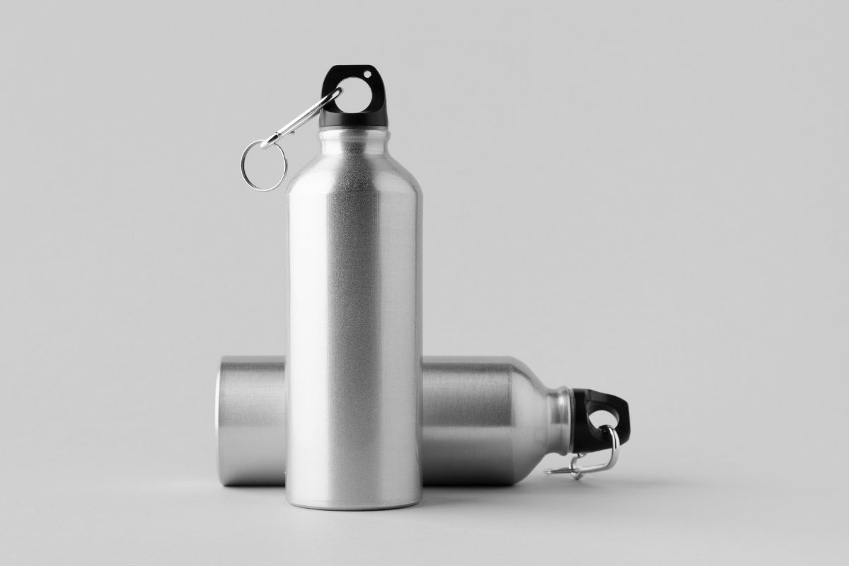 Two reusable water bottle shown in the image a perfect gift option for thanks giving